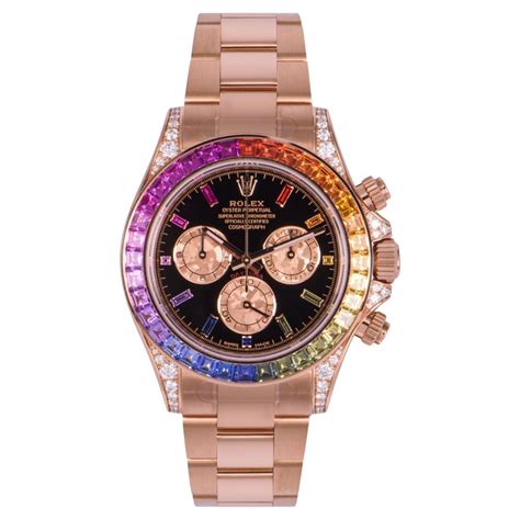 rolex rainbow gold price|rolex 116595rbow for sale.